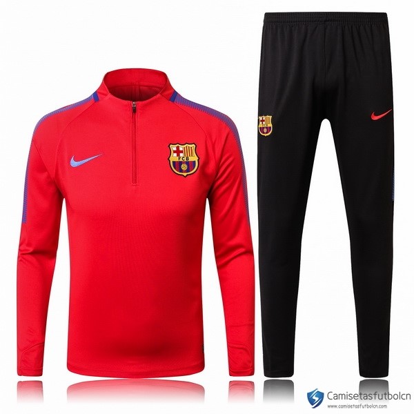 Chandal Barcelona 2017-18 Rojo Negro